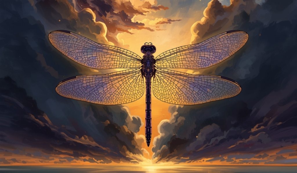 You keep seeing dragonflies everywhere